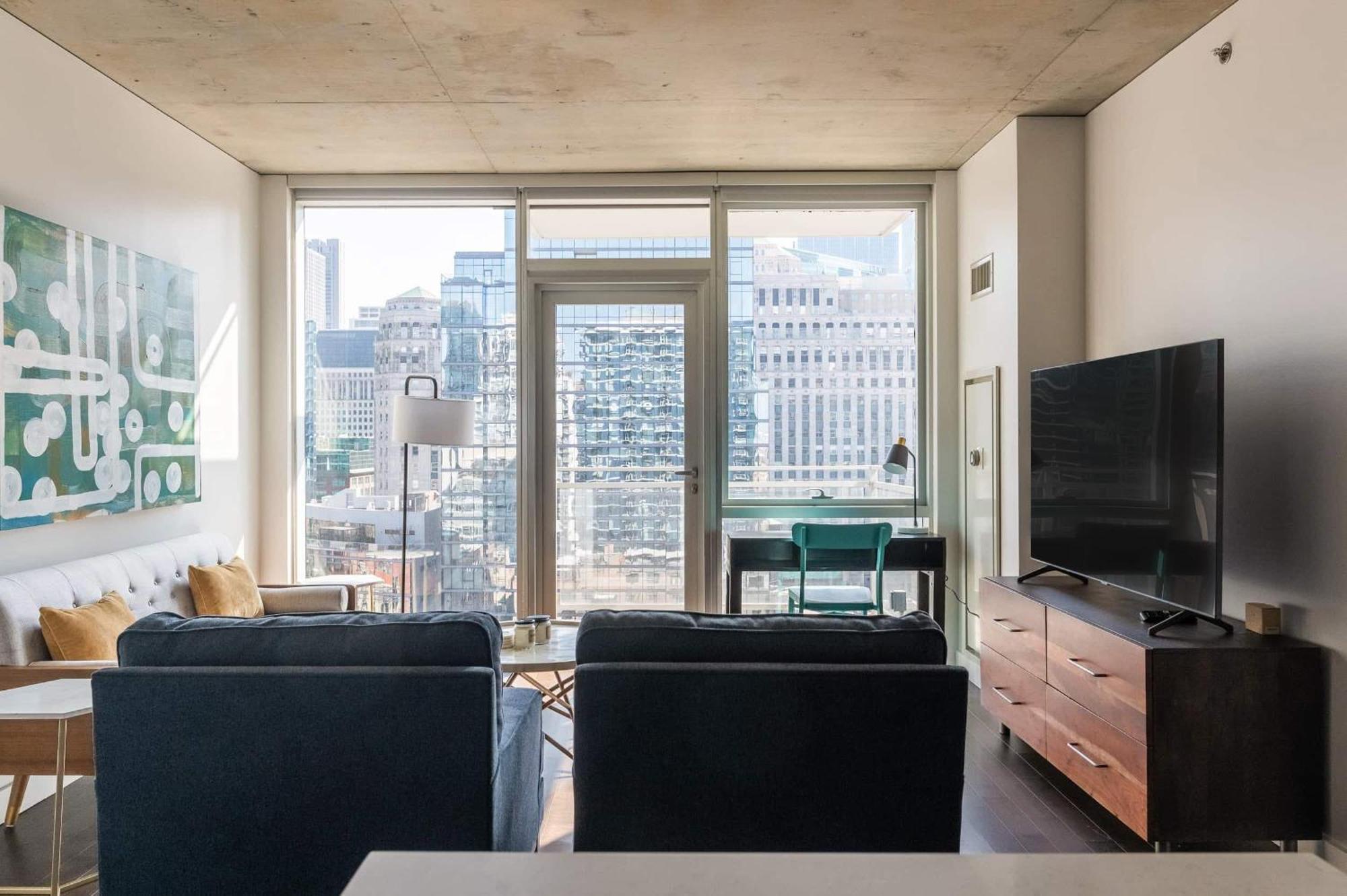 2Br Elegant Premium Suite With Balcony & Sweeping City Views Chicago Extérieur photo