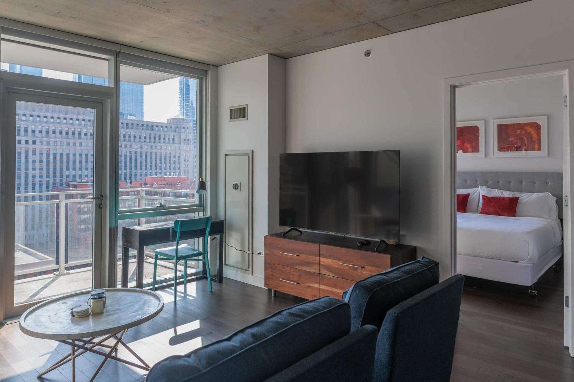 2Br Elegant Premium Suite With Balcony & Sweeping City Views Chicago Extérieur photo